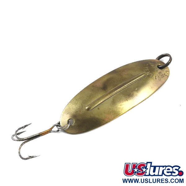 Vintage   Williams Wabler W50, 1/2oz Brass fishing spoon #1231