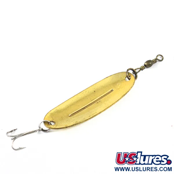Vintage   Williams Wabler, 1/4oz Brass fishing spoon #1235