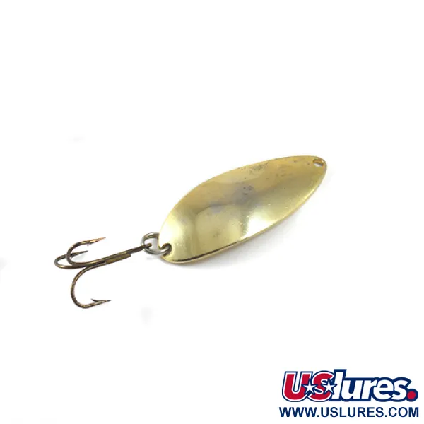 Vintage  Seneca Little Cleo (Hula Girl), 1/2oz Gold fishing spoon #1243