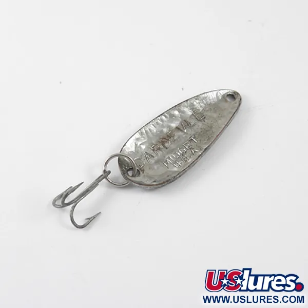 Vintage  Eppinger Dardevle Midget, 3/16oz Crystal Silver  fishing spoon #1262