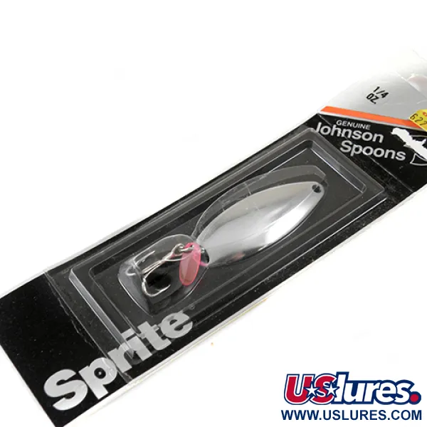   Johnson Sprite, 1/4oz Nickel fishing spoon #1265