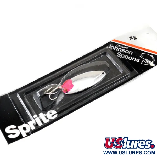   Johnson Sprite, 3/16oz Nickel fishing spoon #1266