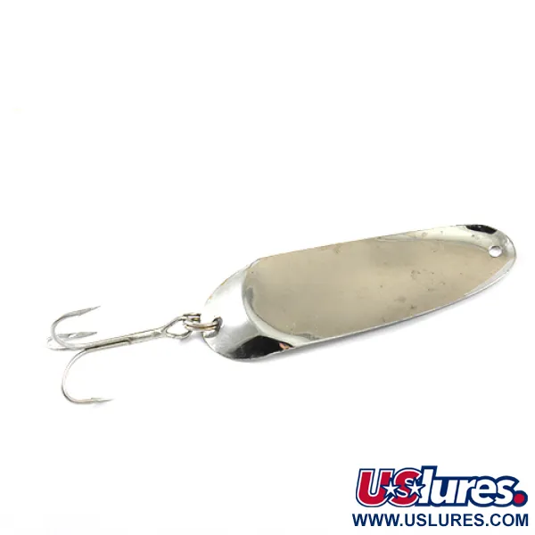 Vintage   Andy Reekers 5, 1/3oz Nickel fishing spoon #1287