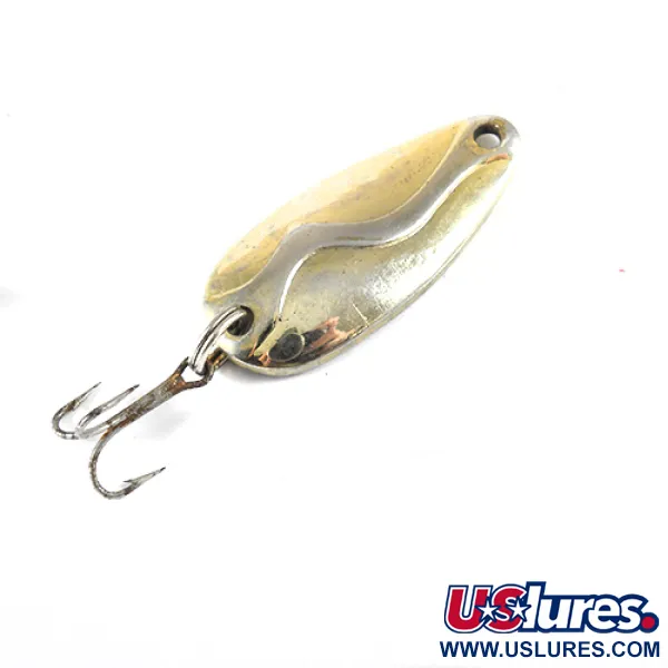 Vintage  Acme Kamlooper Junior, 1/4oz Gold fishing spoon #1319