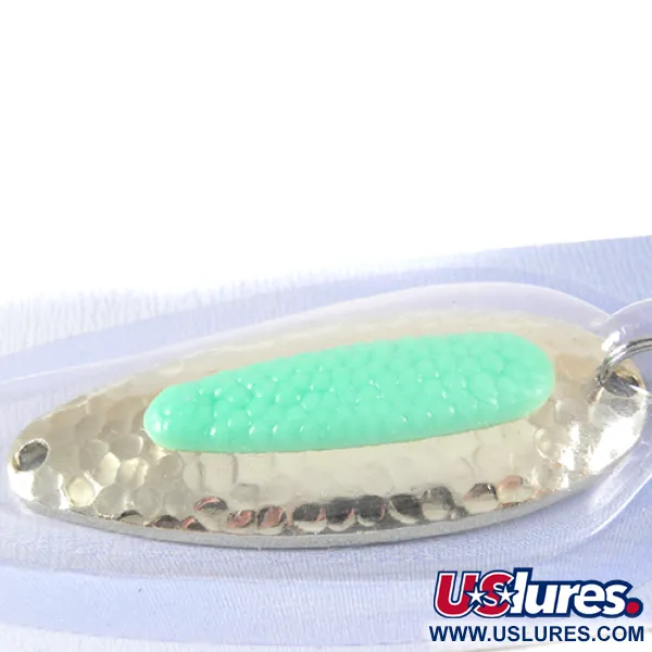   Blue Fox Pixee, 3/4oz Green / Gold (24 Carat Gold Plated) fishing spoon #1337