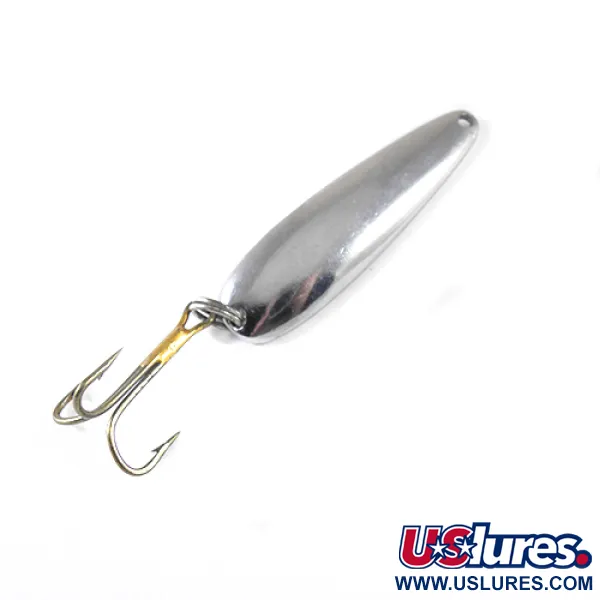 Vintage  Unknown  Germany, 1/4oz Nickel fishing spoon #1339