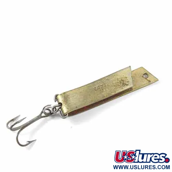 Vintage  South Bend Super-Duper 506, 1/4oz Bronze (Brass) fishing spoon #1369