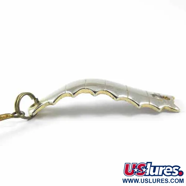 Vintage  Al's gold fish Goldfish Helgy, 1/8oz Nickel fishing spoon #1375