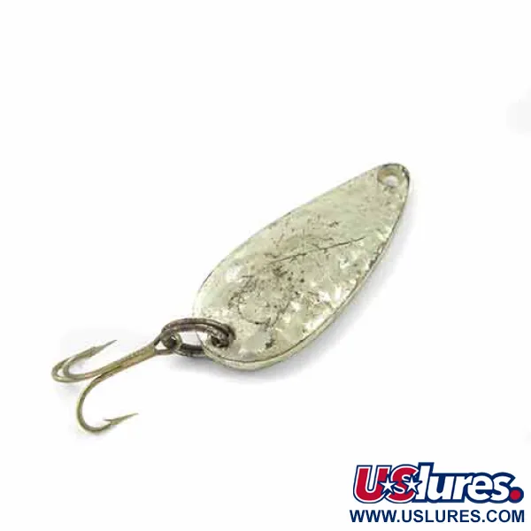 Vintage  Eppinger Dardevle Midget, 3/16oz Crystal Silver  fishing spoon #1378