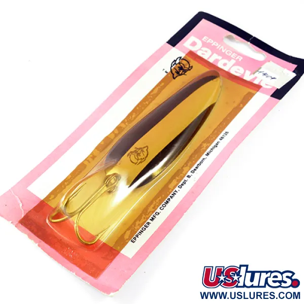  Eppinger Dardevle 1404, 1oz Black / White fishing spoon #1404