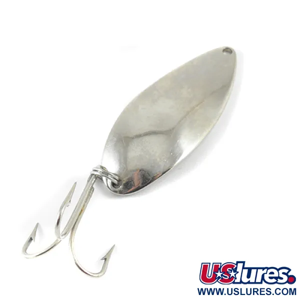 Vintage  Seneca Little Cleo (Hula Girl), 3/4oz Nickel fishing spoon #1428