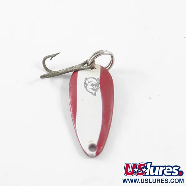 Vintage  Eppinger Dardevle Skeeter, 1/16oz Red / White / Nickel fishing spoon #1440