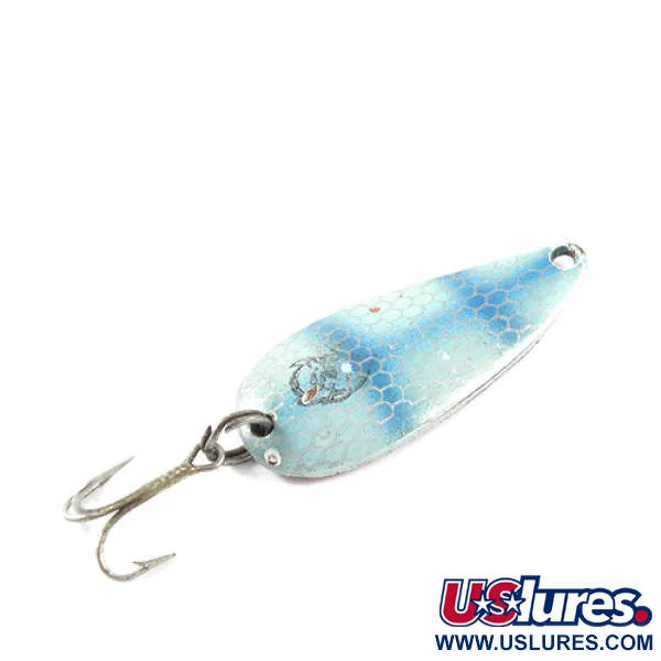 Vintage  Eppinger Dardevle Spinnie, 1/3oz Light Blue / Copper fishing spoon #1453