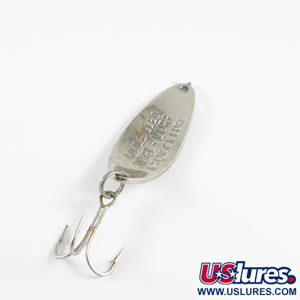 Vintage  Seneca Little Cleo, 1/4oz Nickel fishing spoon #1466