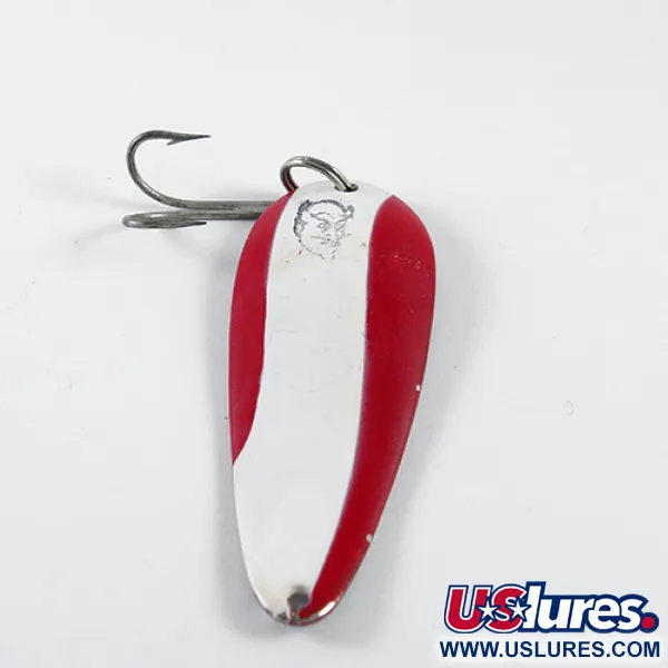 Vintage  Eppinger Dardevle Imp, 2/5oz Red / White / Nickel fishing spoon #1473