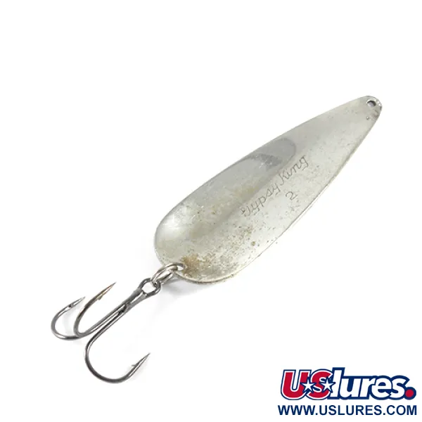 Vintage  Weller GYPSY KING 2, 3/4oz Silver fishing spoon #1479
