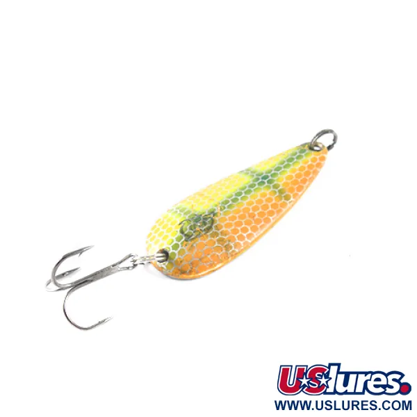 Vintage  Eppinger Dardevle Imp, 2/5oz Green / Orange / Nickel fishing spoon #1518