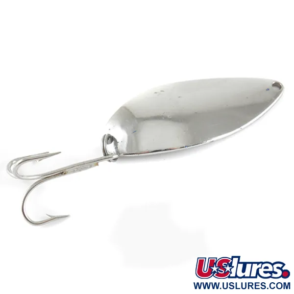 Vintage  Seneca Little Cleo (Hula Girl), 3/4oz Nickel fishing spoon #1536