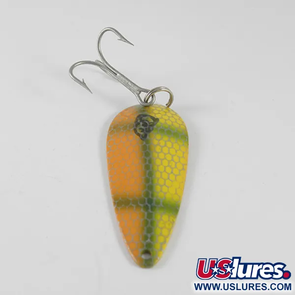 Vintage  Eppinger Dardevle Imp, 2/5oz Green / Orange / Nickel fishing spoon #1555