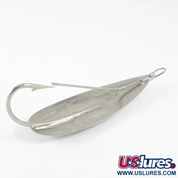 Vintage   Johnson Silver Minnow, 3/4oz Silver  fishing spoon #1557