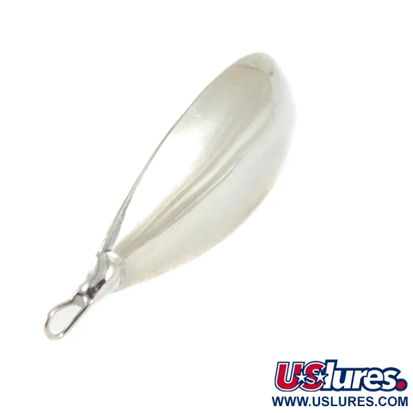 Vintage   Johnson Silver Minnow, 3/4oz Silver  fishing spoon #1557