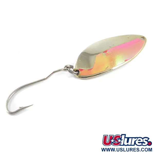 Vintage  Seneca Little Cleo (Hula Girl), 1/2oz Nickel / Rainbow fishing spoon #1558
