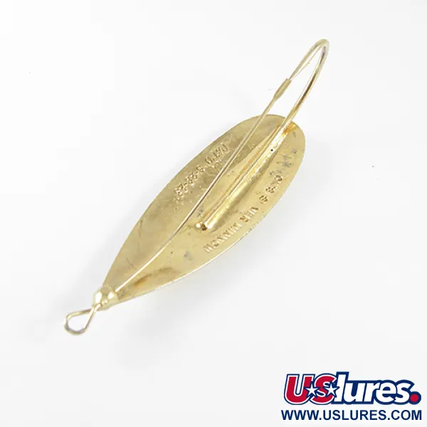 Vintage   Johnson Silver Minnow, 3/5oz Gold fishing spoon #1559