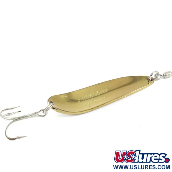  Luhr Jensen Krocodile, 1oz Orange / Gold fishing spoon #1586