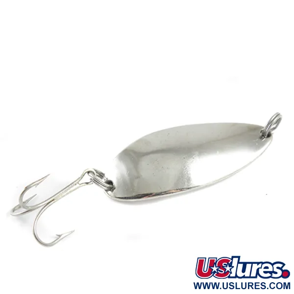 Vintage  Seneca Little Cleo (Hula Girl), 2/3oz Nickel fishing spoon #1587