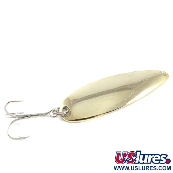 Vintage   Johnson Sprite, 3/5oz Gold fishing spoon #1593
