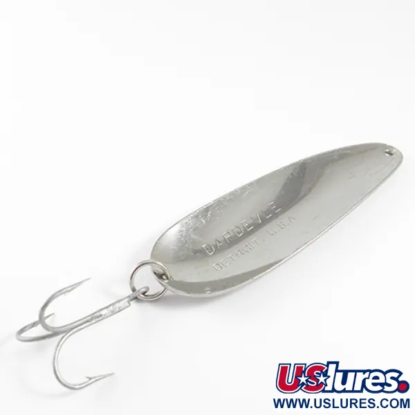 Vintage  Eppinger Dardevle, 1oz Nickel fishing spoon #1602