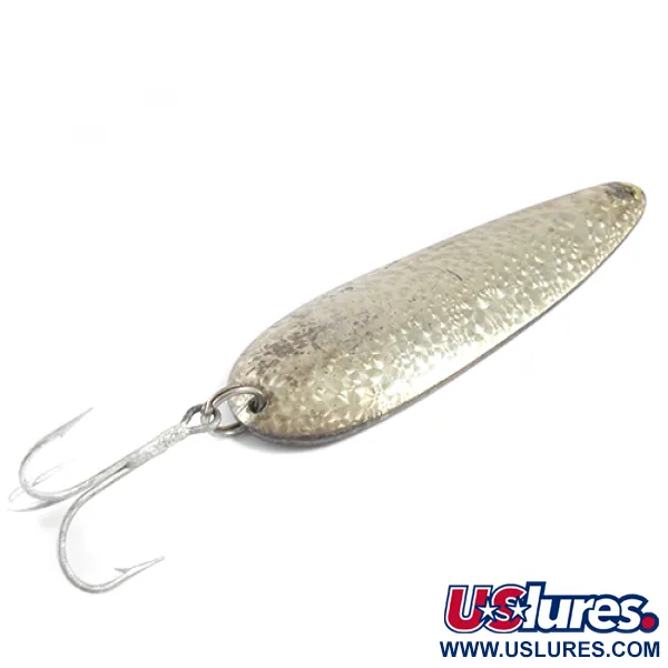 Vintage  Eppinger Dardevle, 1oz Crystal (Silver Scale)  fishing spoon #1605
