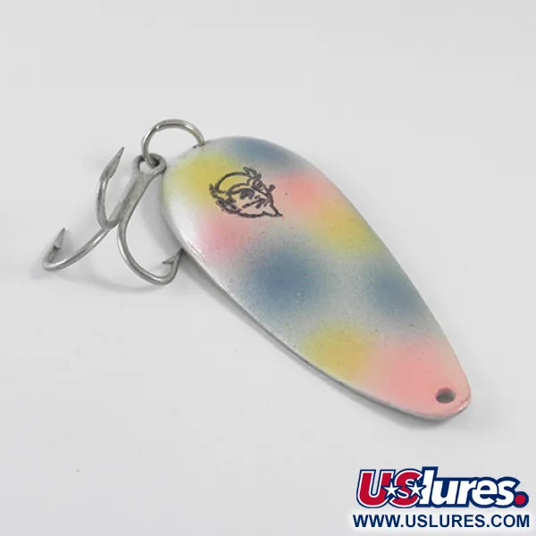 Vintage  Eppinger Dardevle Dardevlet , 3/4oz Pearl (Rainbow Pearl / Nickel) fishing spoon #1612