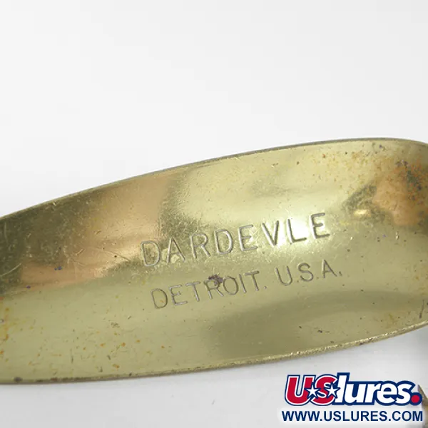 Vintage  Eppinger Dardevle, 1oz Brass fishing spoon #1627