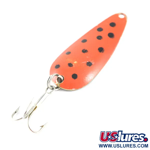 Vintage  Nebco Aqua Spoon, 1/3oz Red / Black / Gold fishing spoon #1629