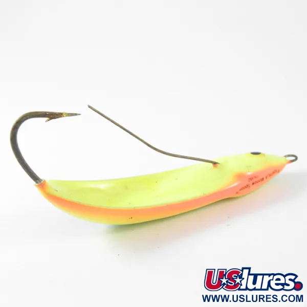 Vintage   Weedless Rapala Minnow Spoon, 1/2oz Fire Tiger fishing spoon #1647