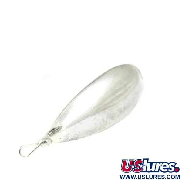 Vintage   Weedless Johnson Silver Minnow, 2/5oz Silver (Silver Plated) fishing spoon #1657