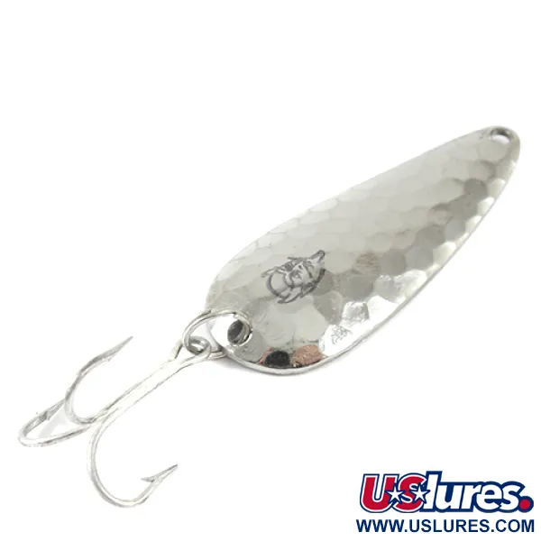 Vintage  Eppinger Dardevle Imp, 2/5oz Hammered Nickel fishing spoon #1659