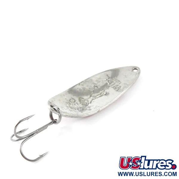 Vintage  Seneca Little Cleo (Hula Girl), 1/2oz Red / Nickel fishing spoon #1663