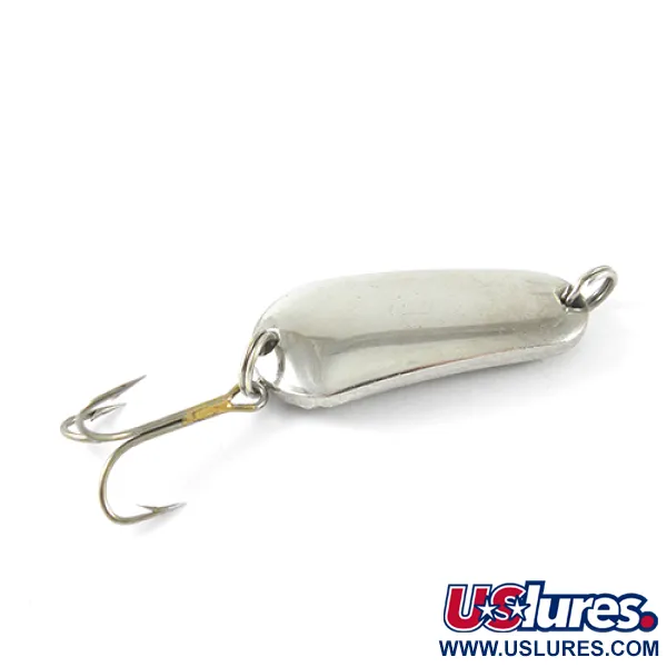 Vintage   Luhr Jensen, 1/3oz Nickel fishing spoon #1672