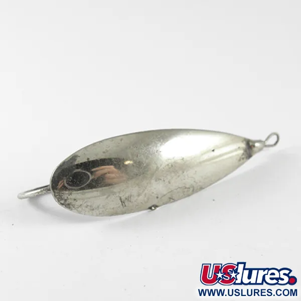 Vintage   Weedless Johnson Silver Minnow, 2/5oz Silver fishing spoon #1707