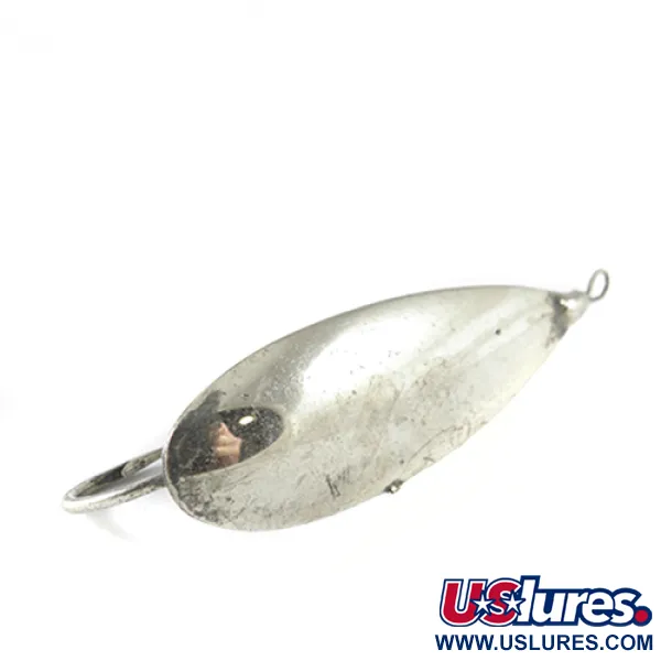 Vintage   Weedless Johnson Silver Minnow, 2/5oz Silver fishing spoon #1707