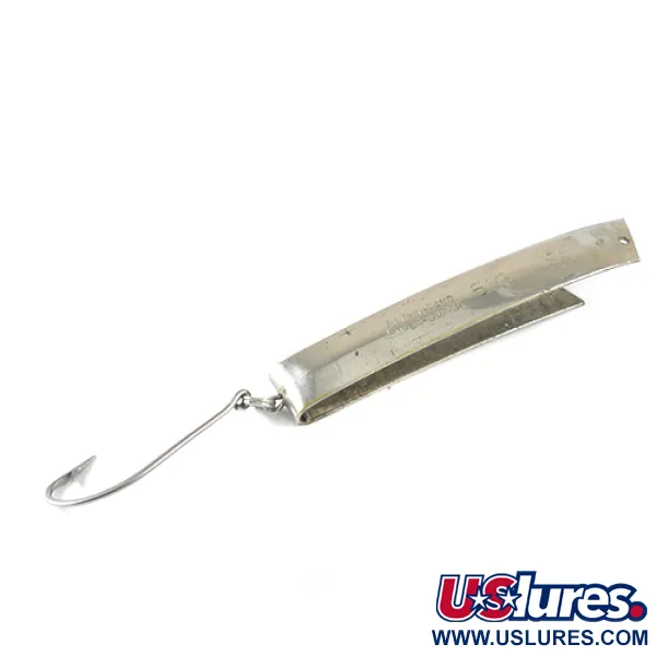 Vintage  South Bend Super-Duper 516, 2/3oz Nickel fishing spoon #1721