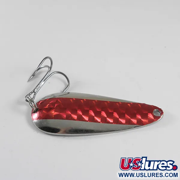 Vintage  Eppinger Dardevle Imp, 2/5oz Nickel / Red fishing spoon #1746