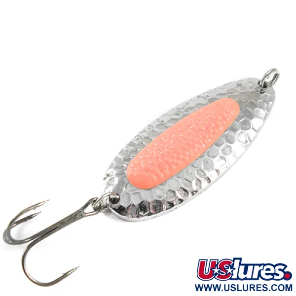 Vintage   Blue Fox Pixee , 3/4oz Nickel / Orange fishing spoon #1768