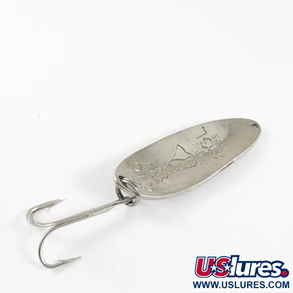 Vintage  Seneca Little Cleo (Hula Girl), 1/3oz Blue / Nickel fishing spoon #1770