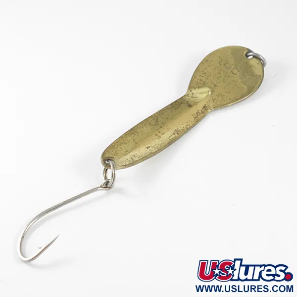 Vintage   Glen Evans Loco 4, 3/4oz Gold fishing spoon #1775