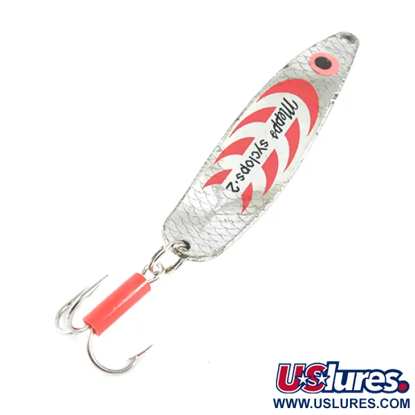 Vintage   Mepps Syclops 2, 3/5oz Nickel / Pink fishing spoon #1791