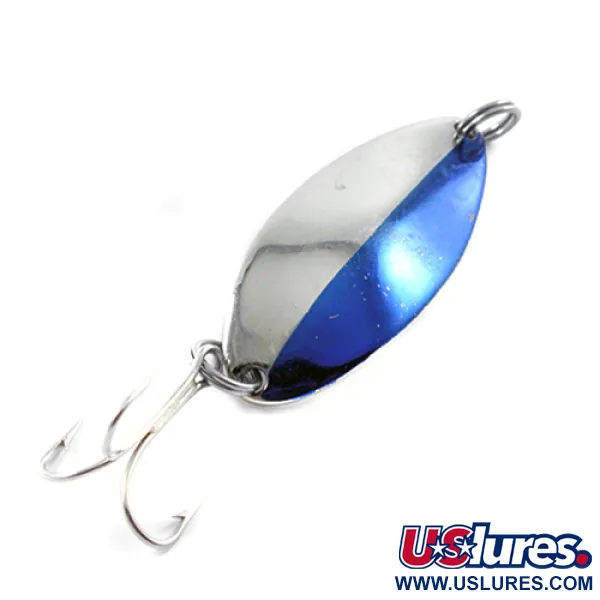 Vintage  Seneca Little Cleo (Hula Girl), 2/3oz Blue / Nickel fishing spoon #1795