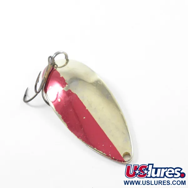 Vintage  Seneca Little Cleo (Hula Girl), 3/4oz Gold / Red fishing spoon #1797
